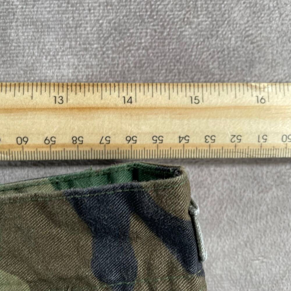 Vintage 80s 90s US Army Woodland Camo Cargo Pants Large Double Knee 29W Military - Picture 11 of 11